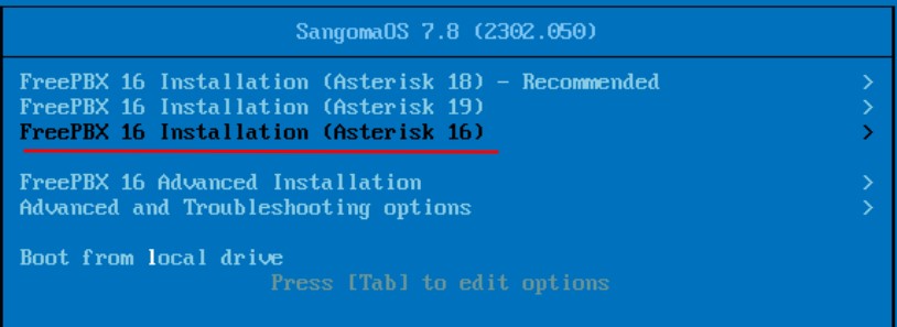 Устанавливаю FreePBX 16 (Asterisk 16)