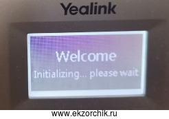 Аппарат Yealink T21P E2 в аварийном состоянии